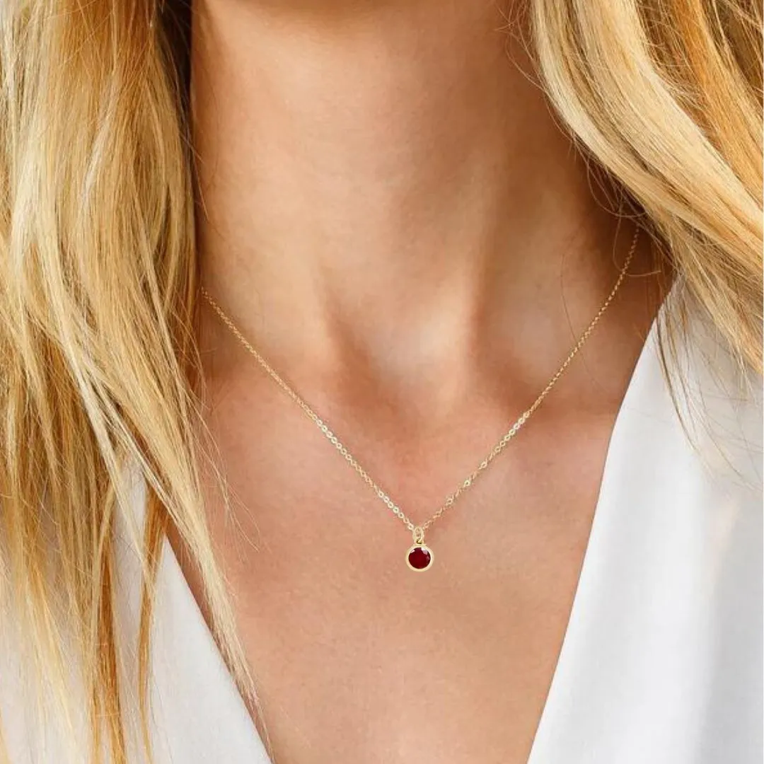 14k Gold Birthstone Add-on-Charm