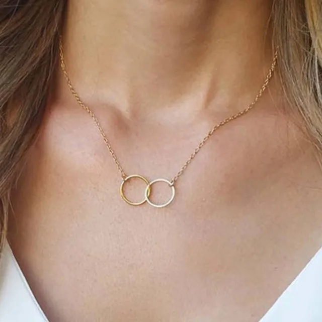 17KM Vintage Gold Round Necklaces Coin Necklaces For Women Girl Long Coin Pendant & Necklace 2019 Female Fashion Jewelry Gift