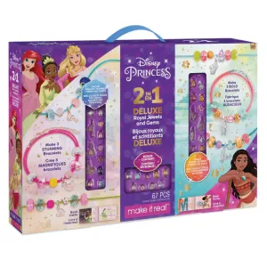 2 in 1 Disney Princess and Moana Royal Jewels & Gems