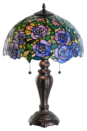 24 Inch H Tiffany Rosebush Table Lamp