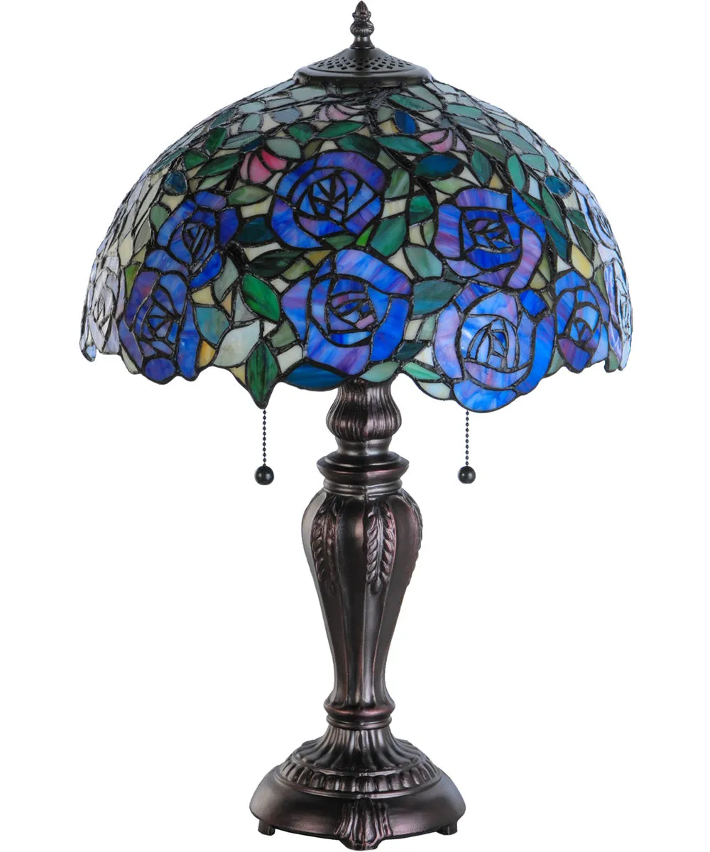 24"H Rosebush Table Lamp