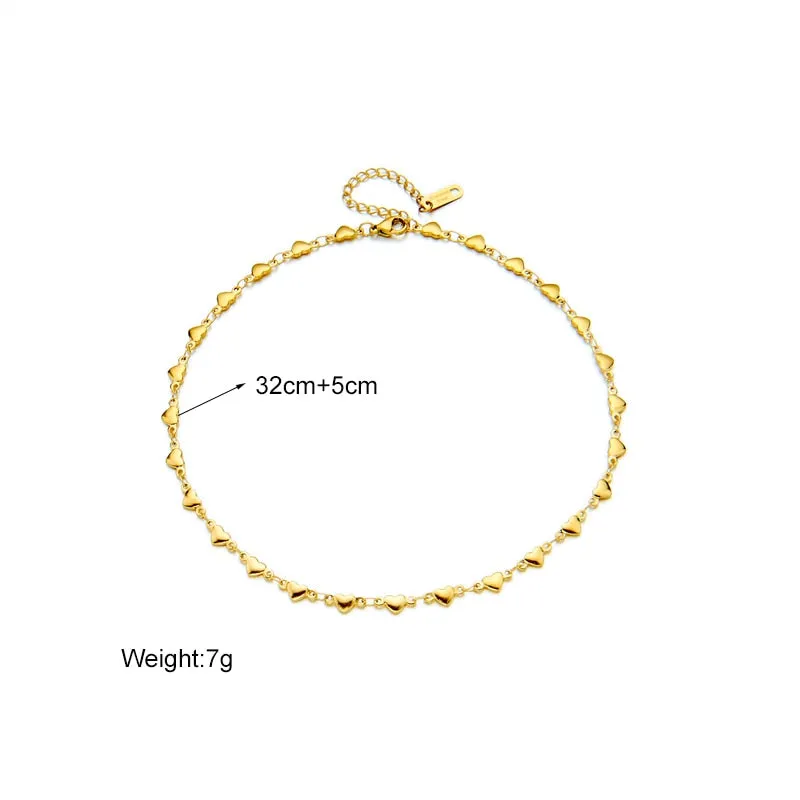 316L Stainless Steel Love Heart Necklace For Women