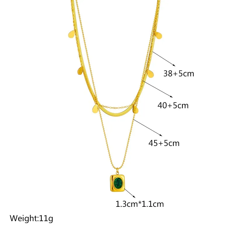 316L Stainless Steel Pearl Heart Butterfly Cross Pendant Necklace For Women