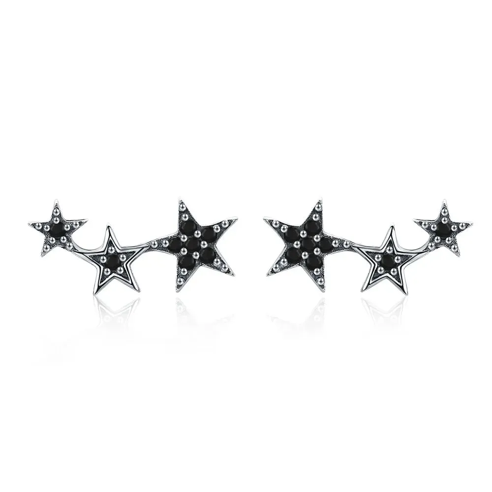 925 Sterling Silver Star Earring