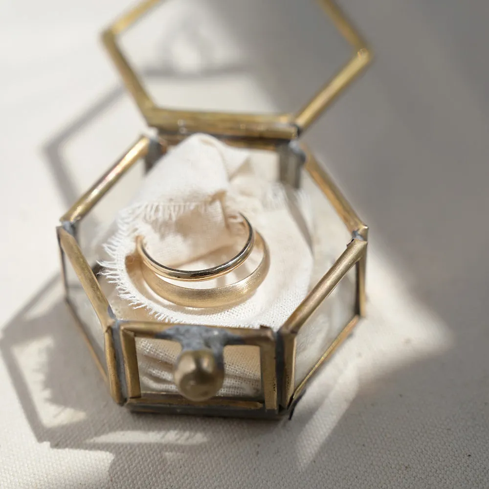 9ct Yellow Gold Delicate Carved Wedding Ring