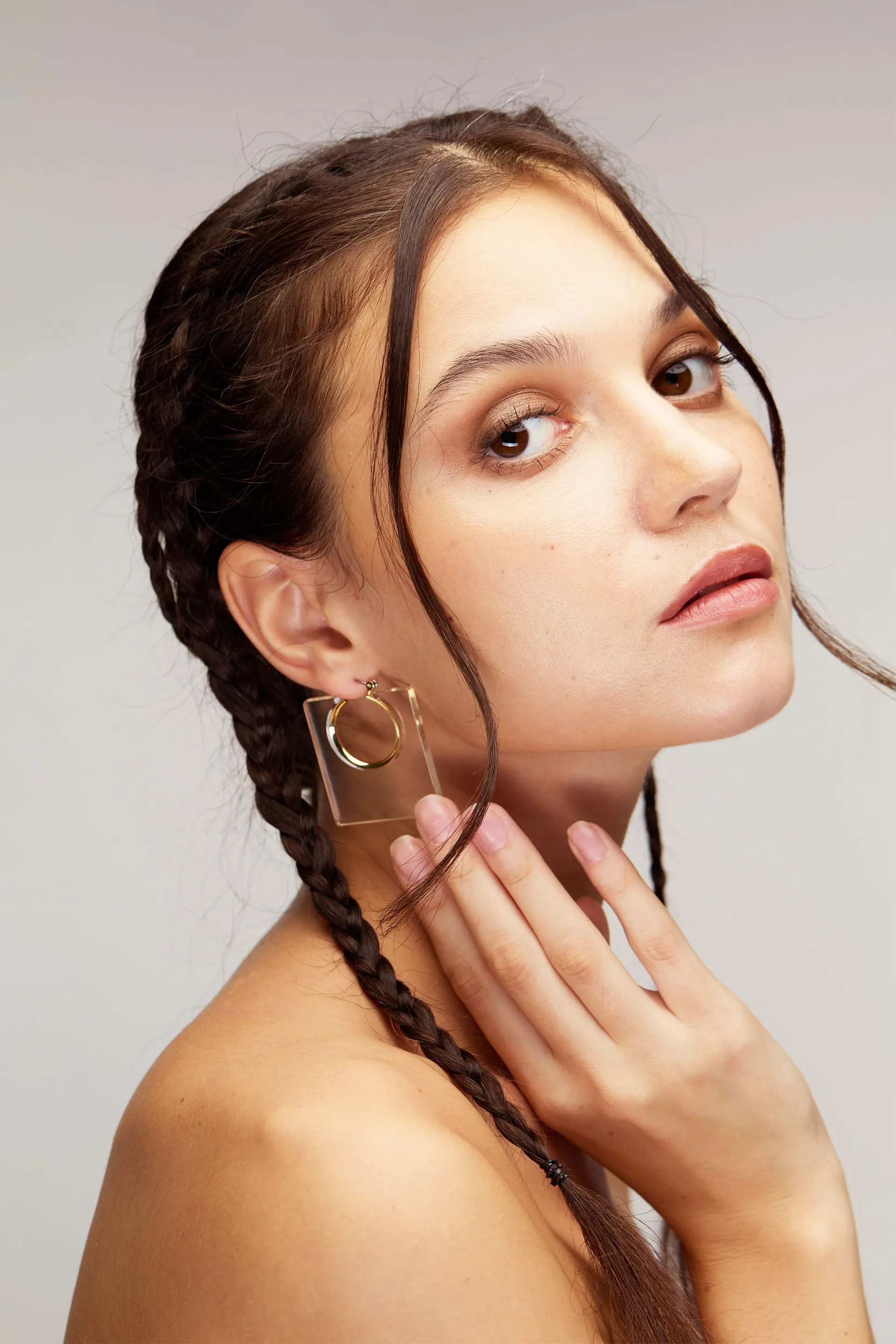 Acrylic Rectangle Earrings