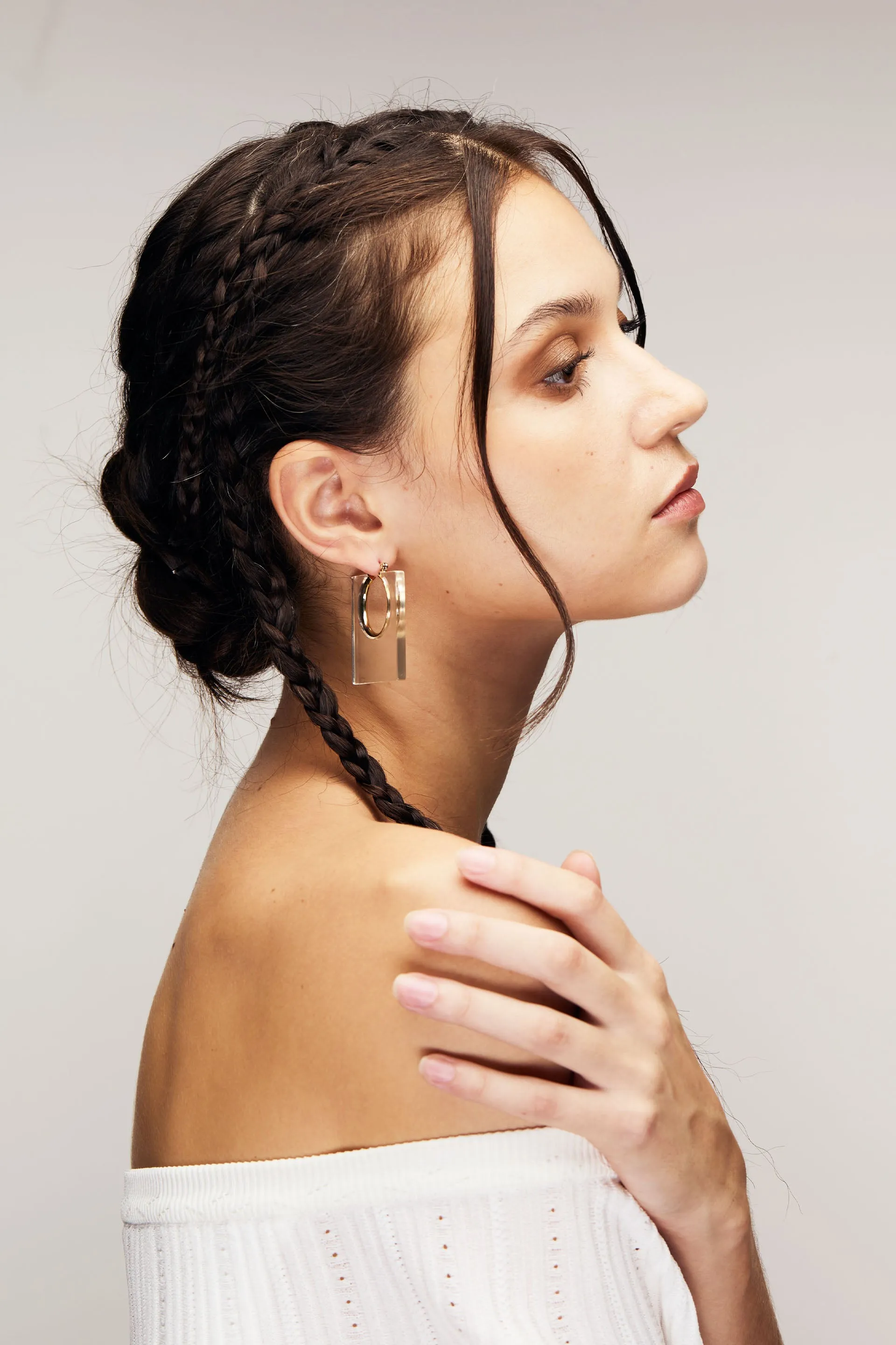 Acrylic Rectangle Earrings