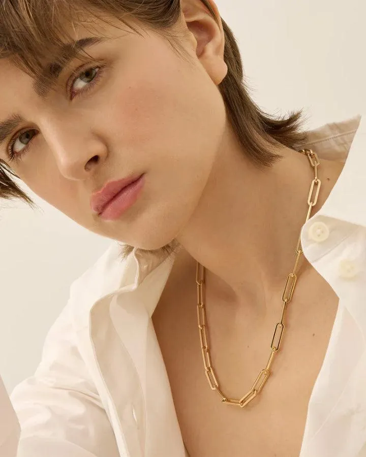 Andi Slim Gold Chain Necklace