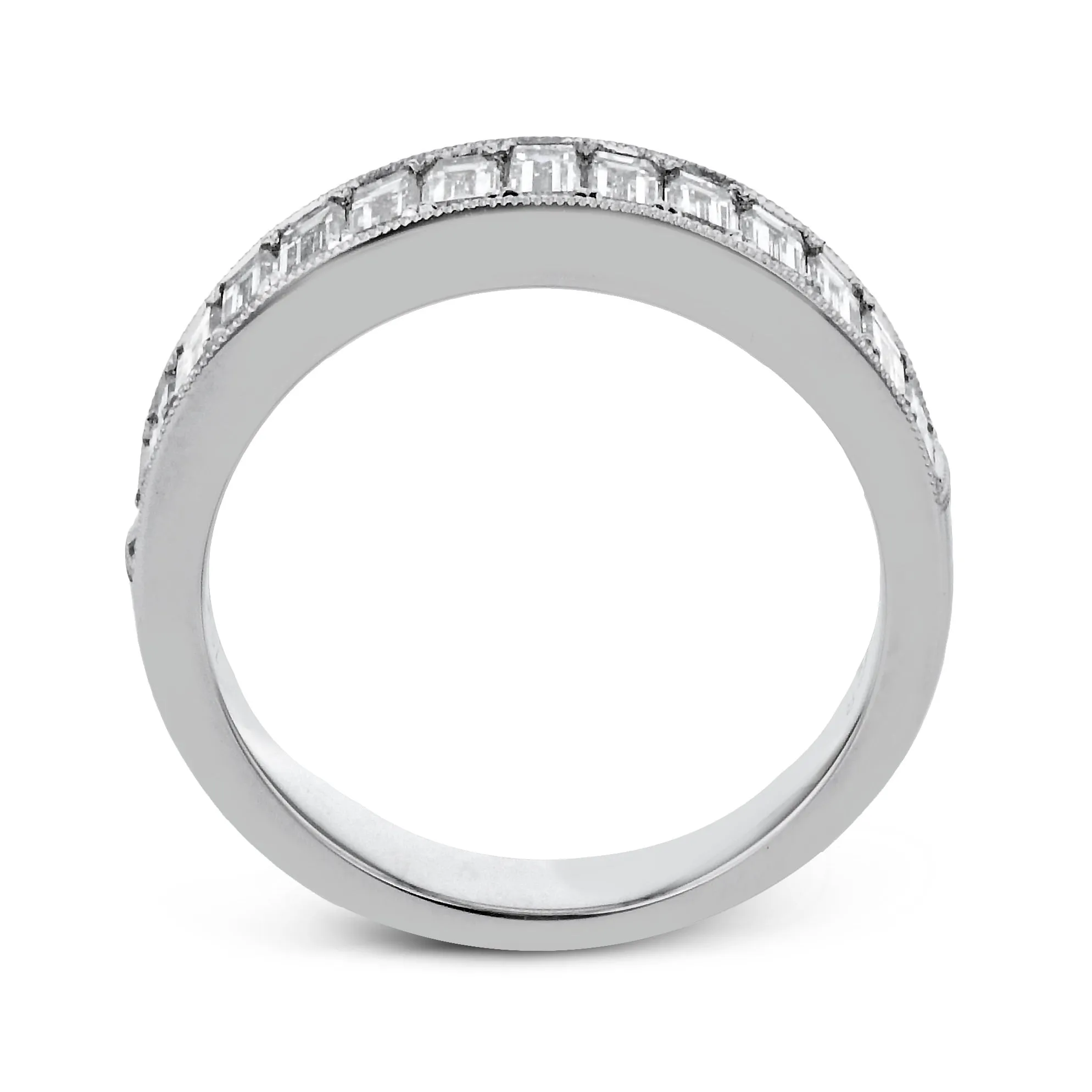 Anniversary Ring In 18k Gold With Diamonds MR4006 WHITE 18K X