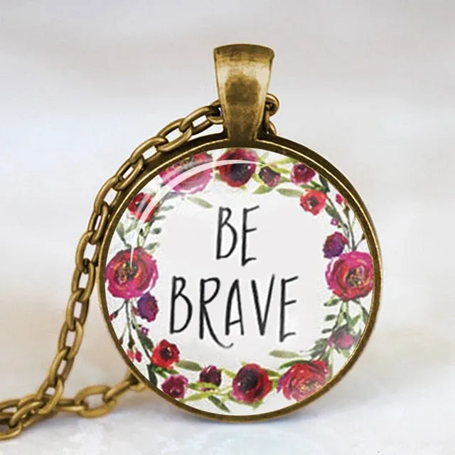 Antique Bronze Handmade Bible Verse Necklace Glass Dome Necklace Scripture Quote Jewelry Christian Party Mother Sister Gifts