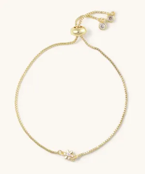 Ari Gold Slider Bracelet - Mini Flower