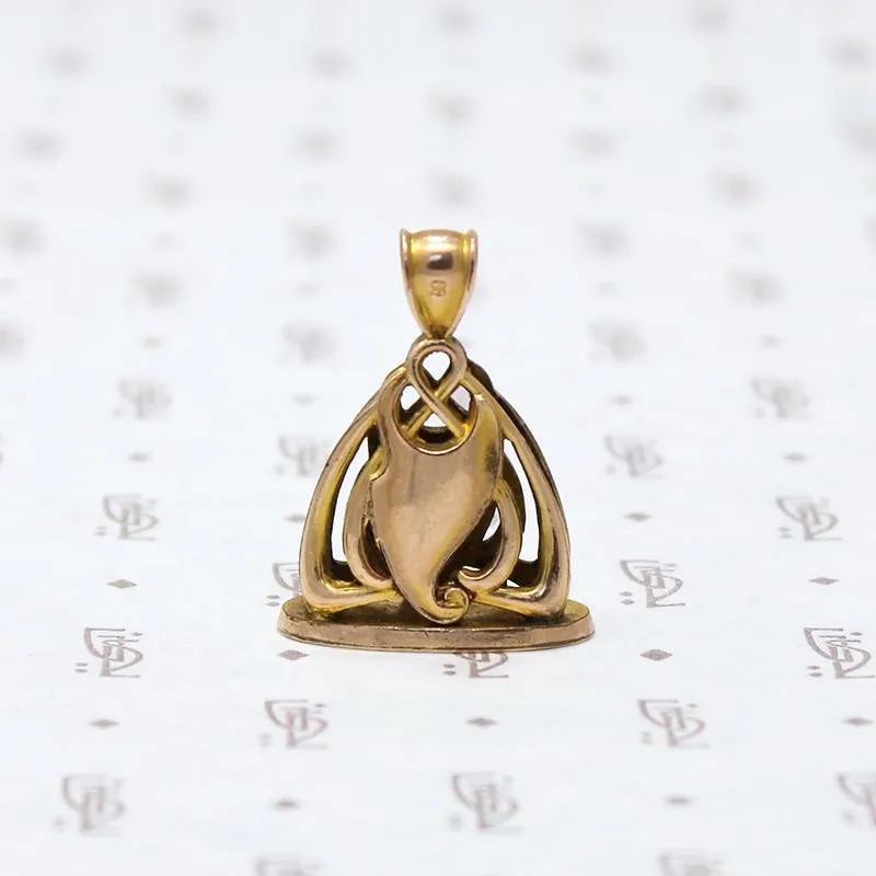 Art Nouveau Inspired Vintage Fob
