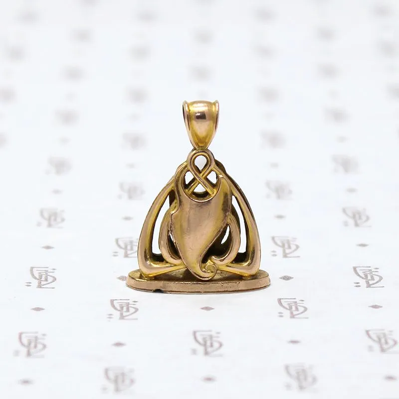 Art Nouveau Inspired Vintage Fob
