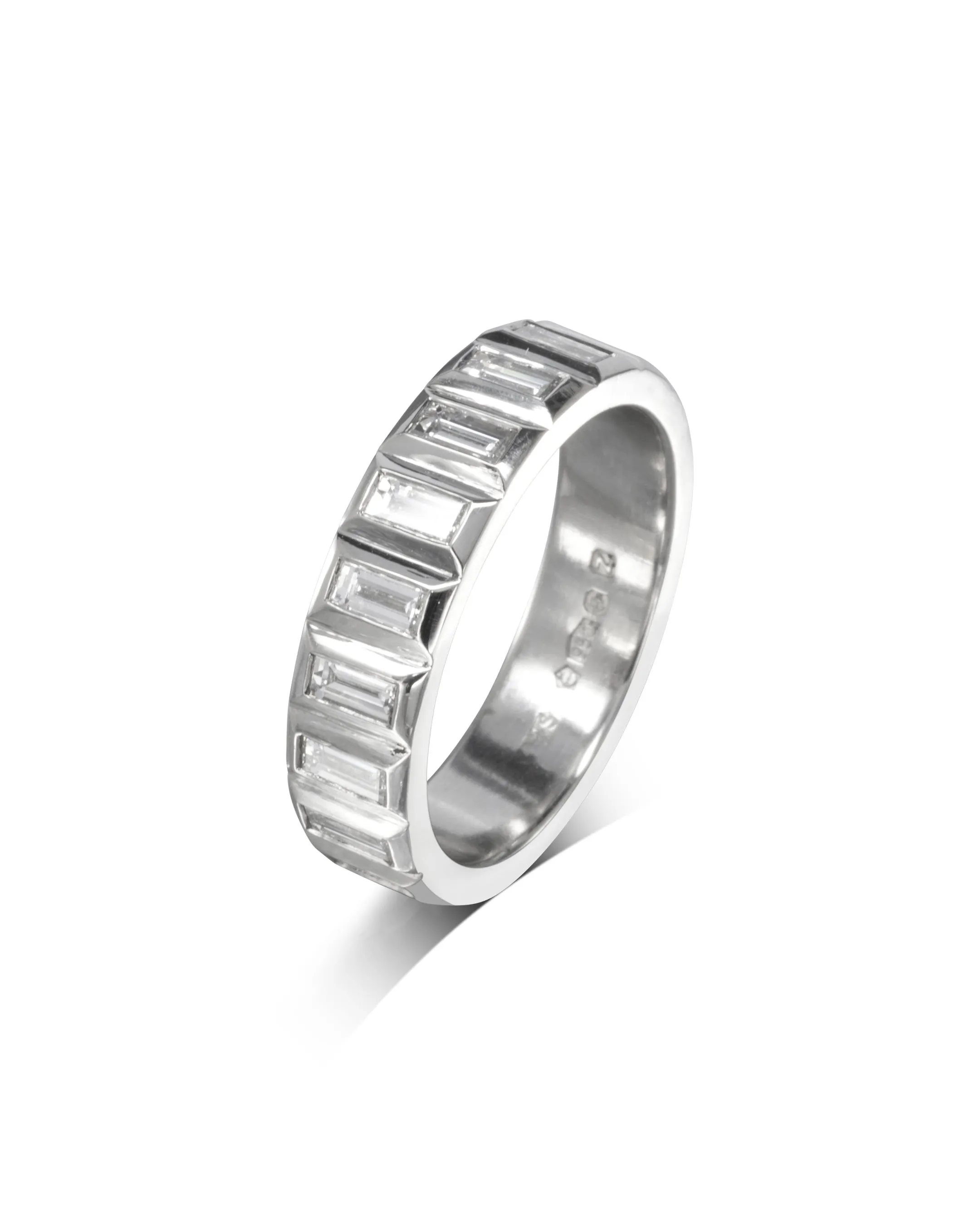Baguette Diamond Platinum Eternity Ring