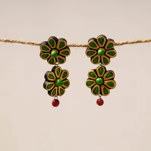 Bishnupur Handpainted Stud Terracotta Earrings 40