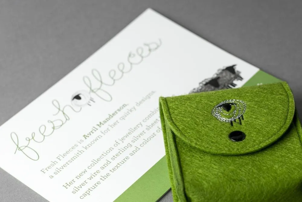 Black Highland Cow Drop Earrings