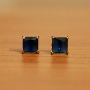 BLUE SAPPHIRE STUDS