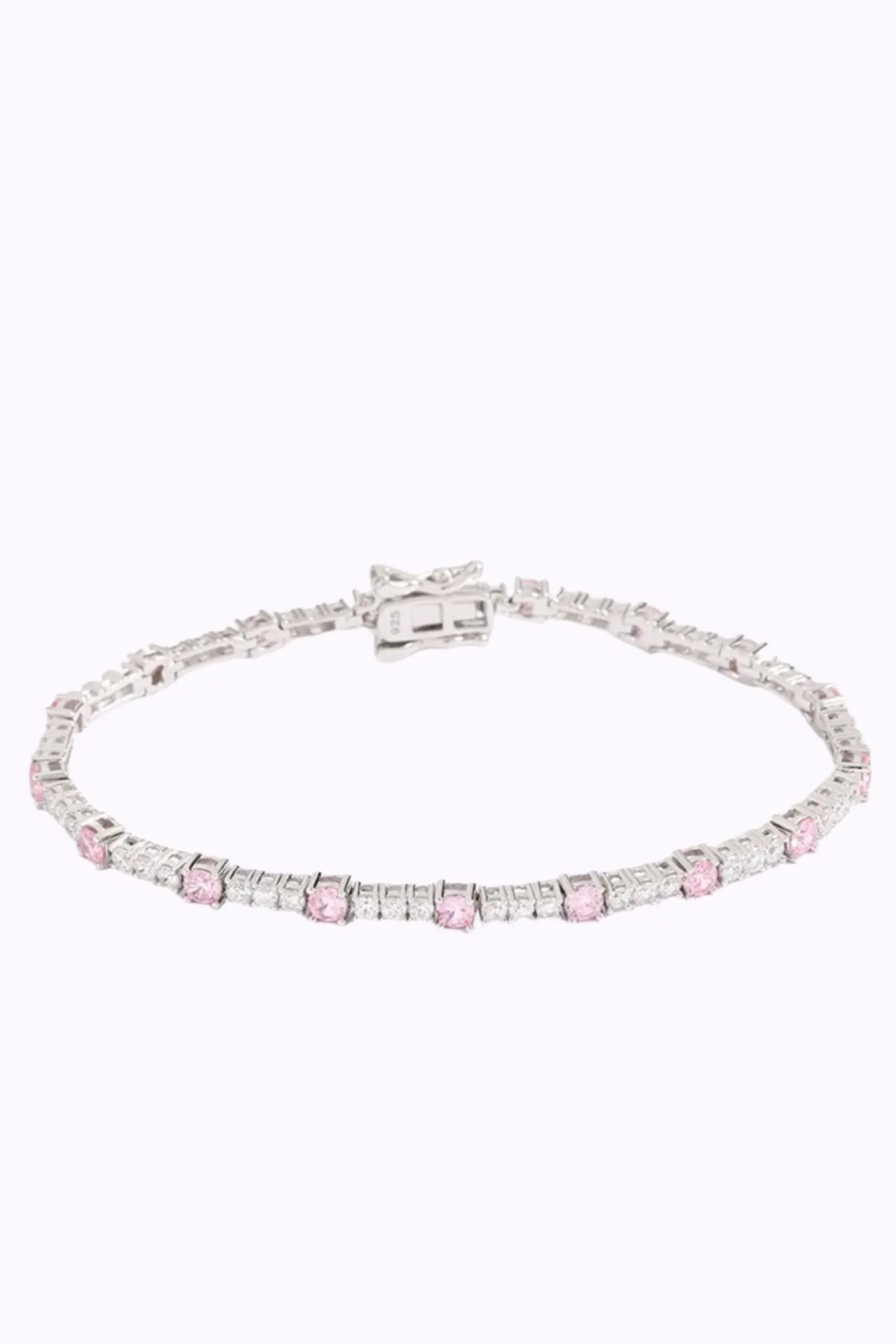 Blush  Zirconia Tennis Bracelet