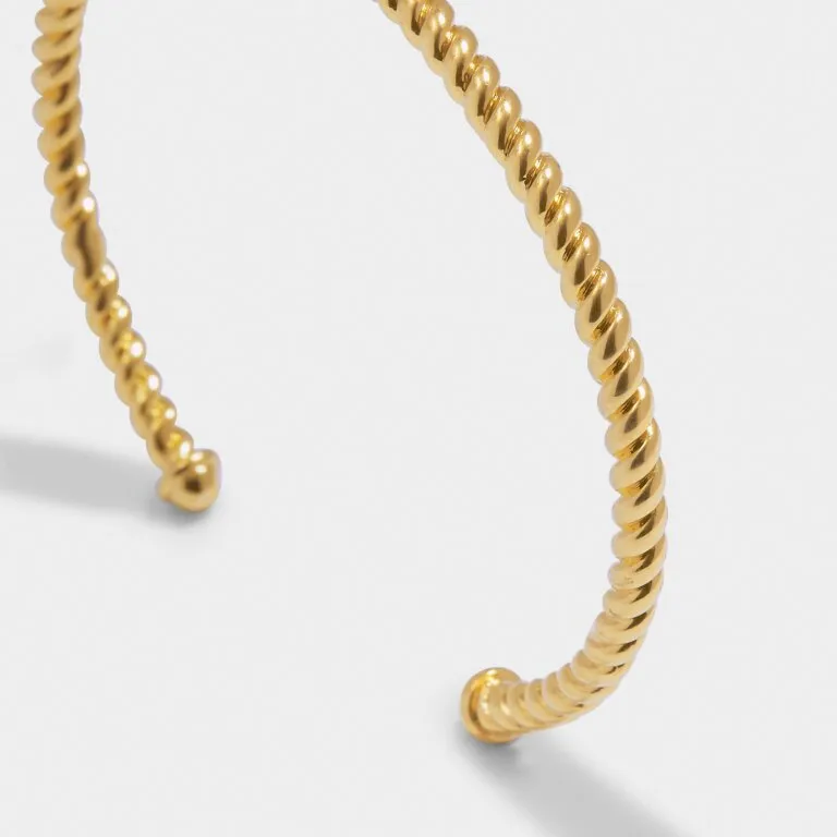 Celine Gold Rope Bangle