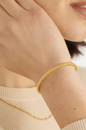 Celine Gold Rope Bangle