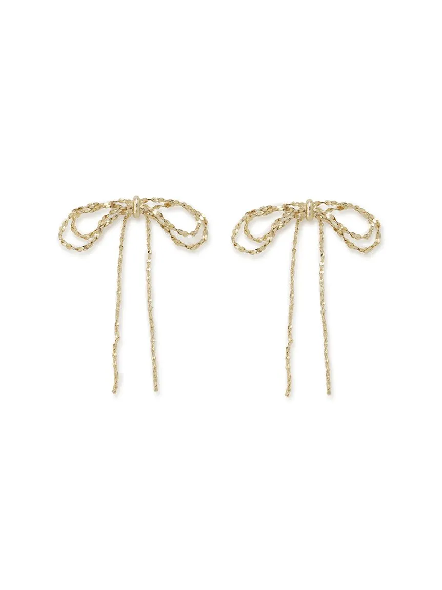 Chain Ribbon Earrings