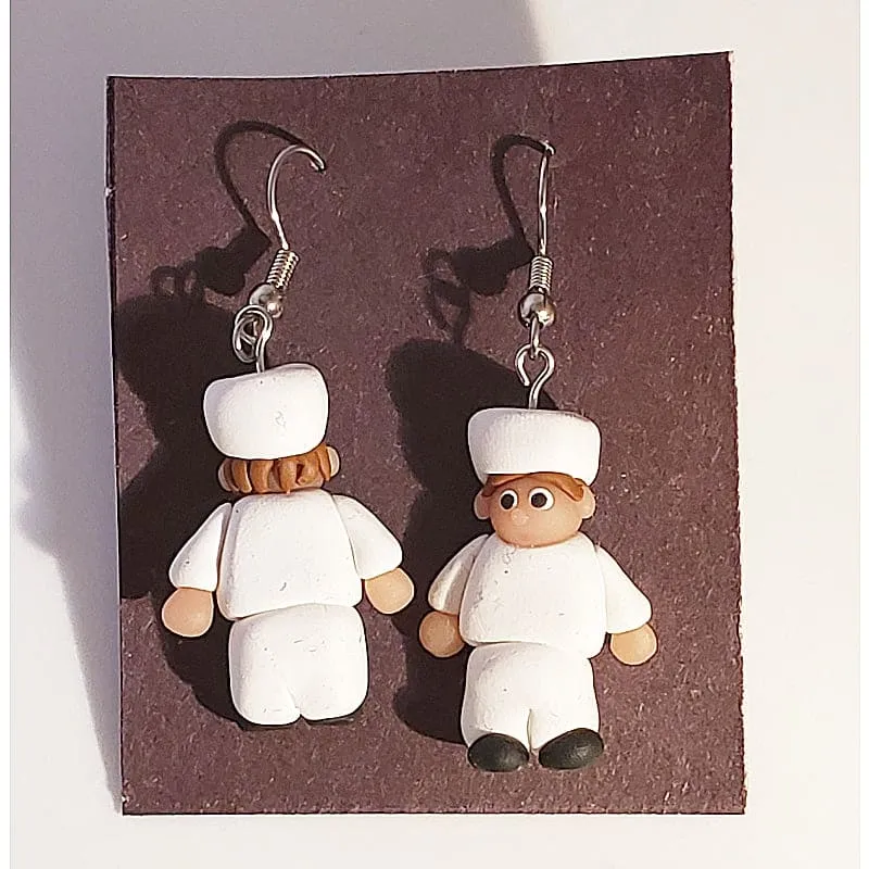 Chef Man Earrings