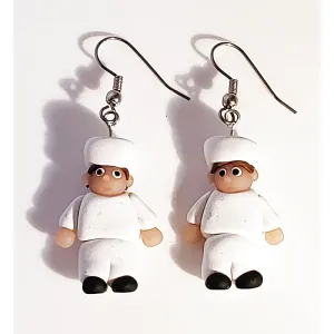 Chef Man Earrings