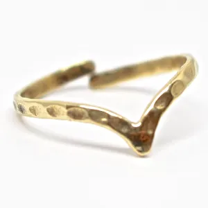 Chevron Midi - Brass