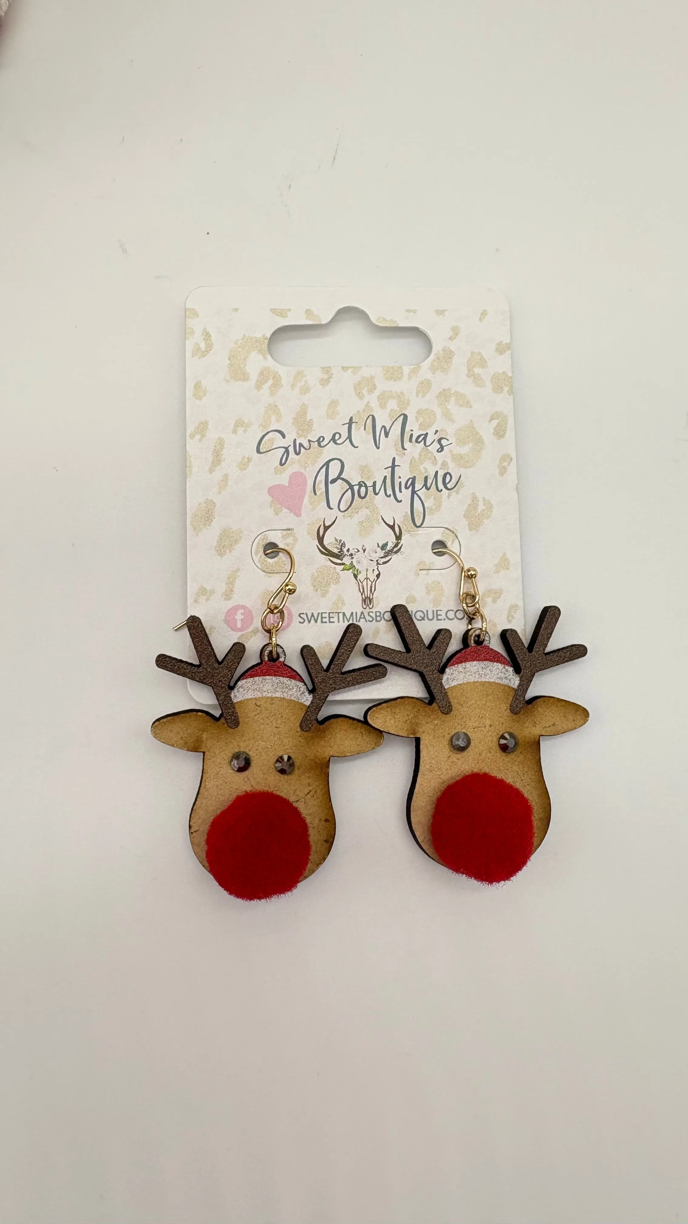 Christmas Reindeer Earrings