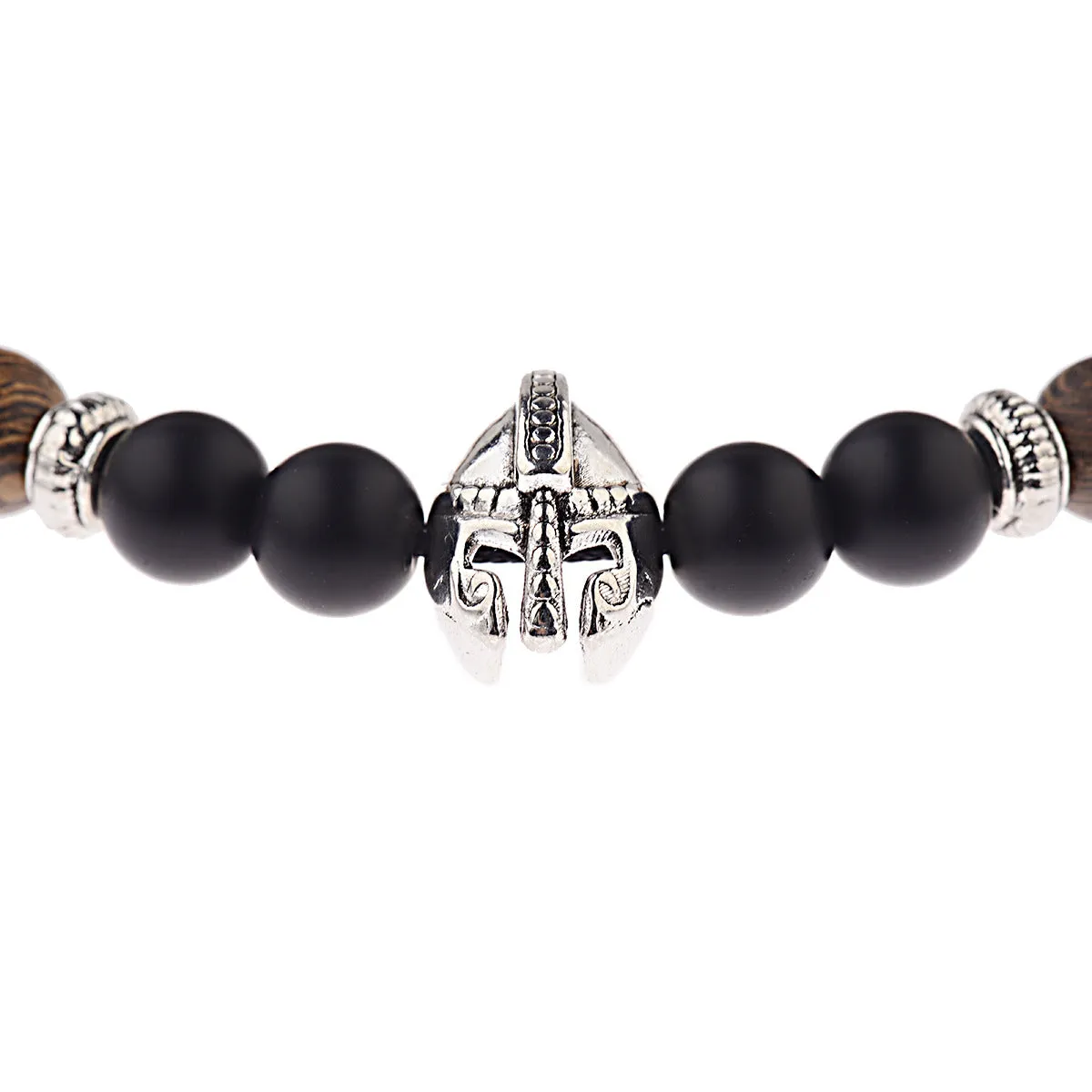 Colorful chicken wing wooden bracelet stone seven veins