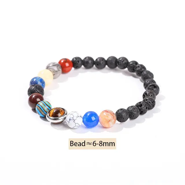 Colorful Natural Stone Bracelets Men