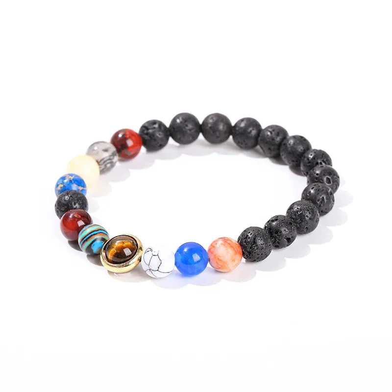 Colorful Natural Stone Bracelets Men