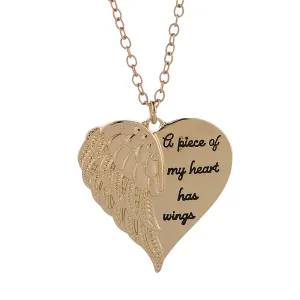 Creative Heart shaped Lettering Couple Necklace New Women's