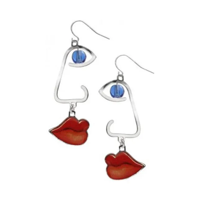 Cubist Faces Earrings