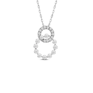 Delicate Circles Link Pendant