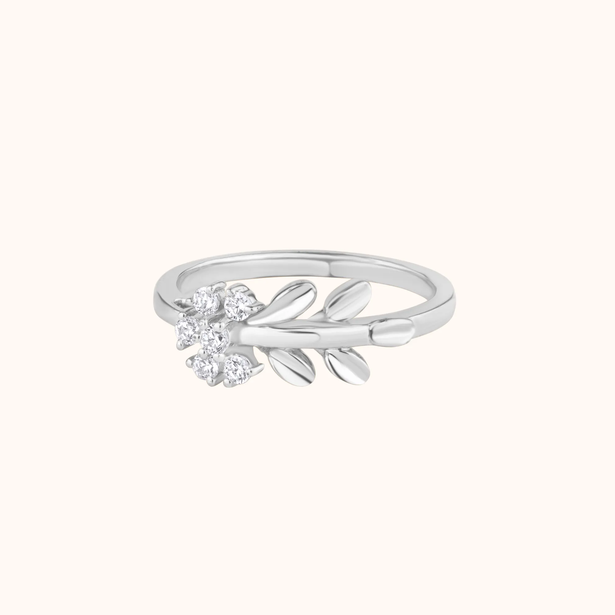 Delicate Leaf Design Ring