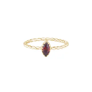 Delicate Marquise Stone Ring