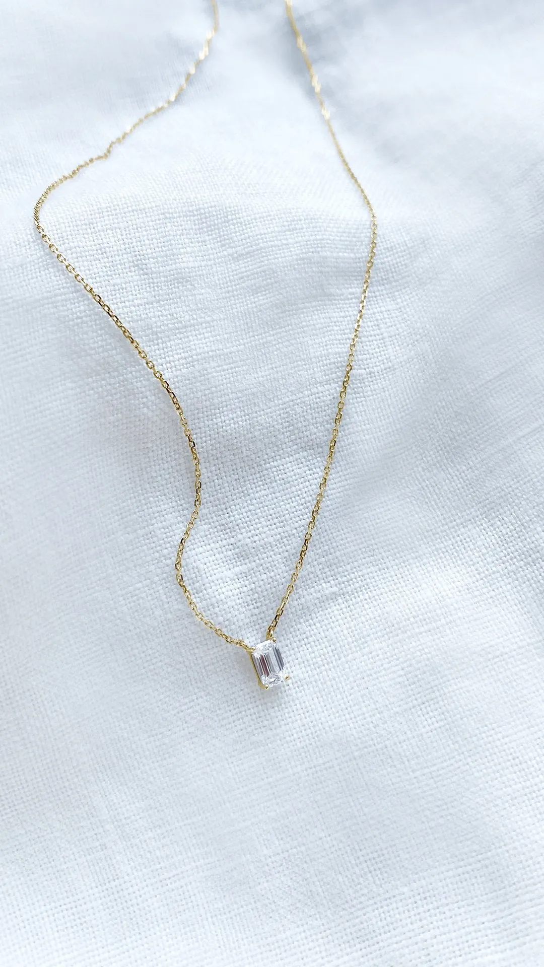 Esma Necklace 0.35ct 18K Yellow Gold