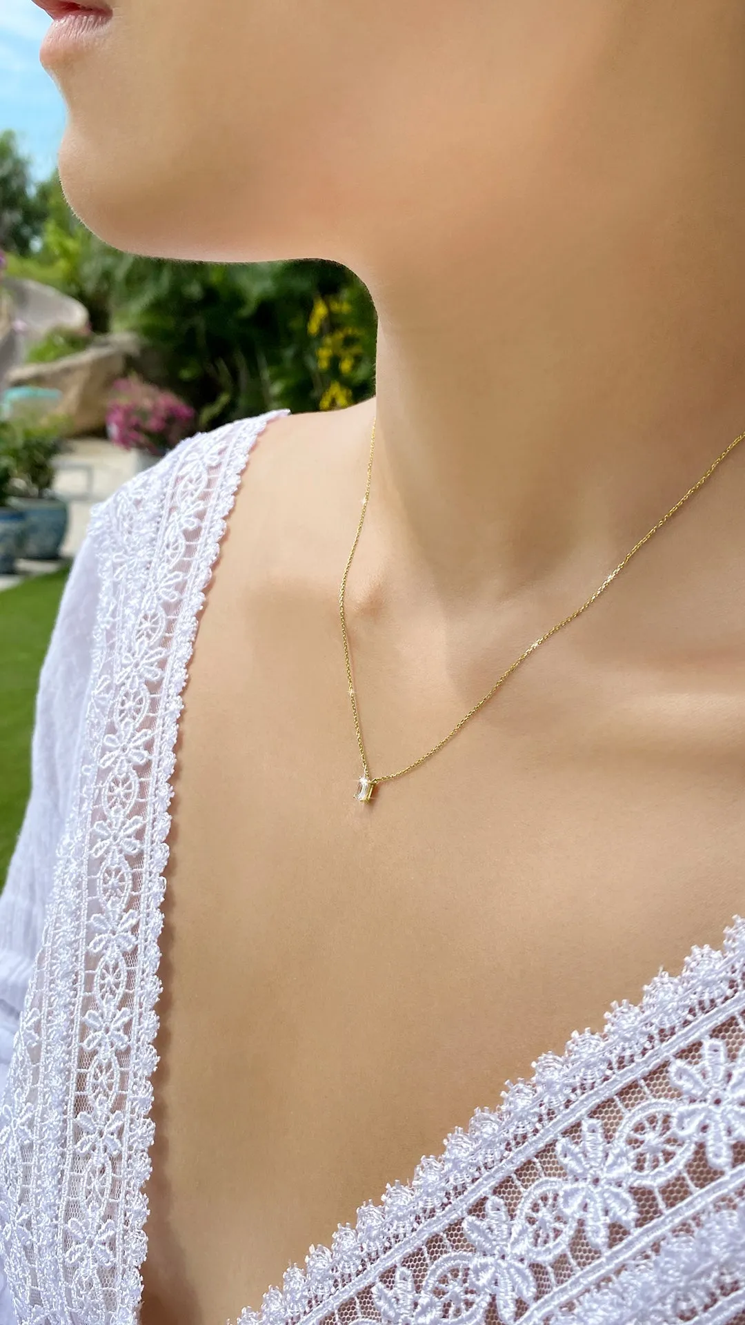 Esma Necklace 0.35ct 18K Yellow Gold