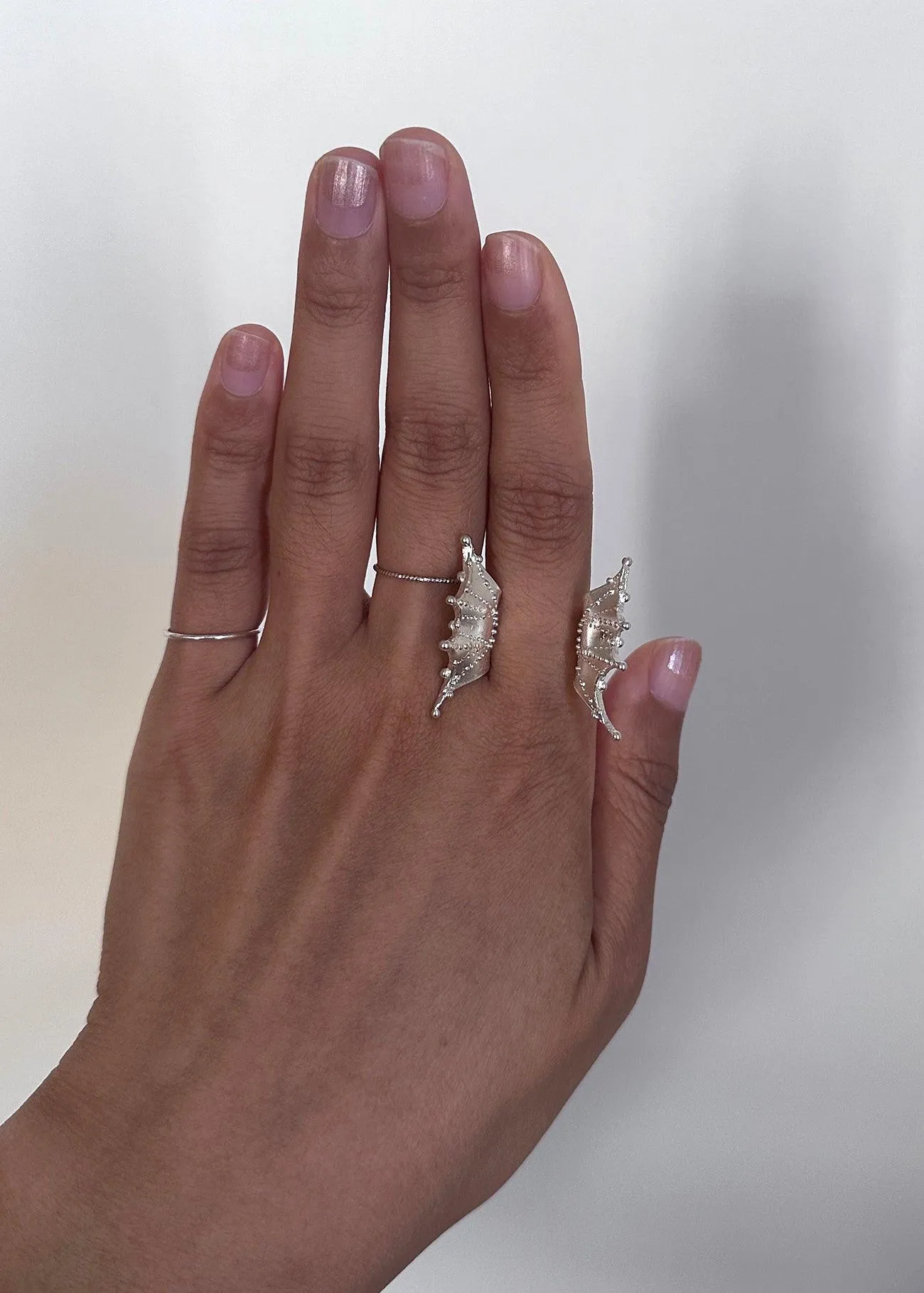 Fairy Wings on Stones 03 Ring