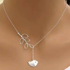 Fashion Silver Plated Hollow Owl Pendant Necklace For Women