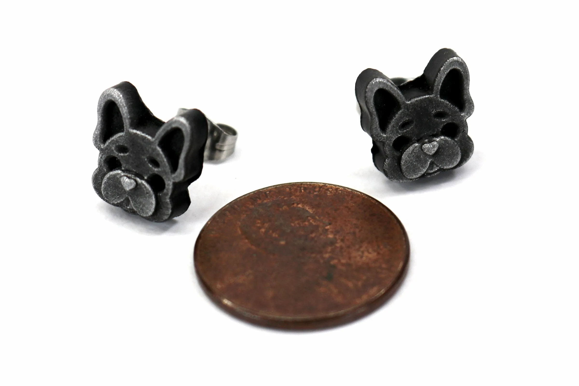 French Bulldog Face Earrings Pair - K9Companions