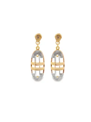 Gemstone Capsule Drop Earrings