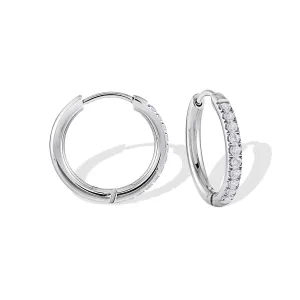 Gemstone Hoops 17.5mm