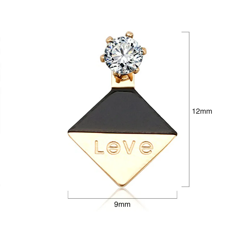 Geo Love Earrings