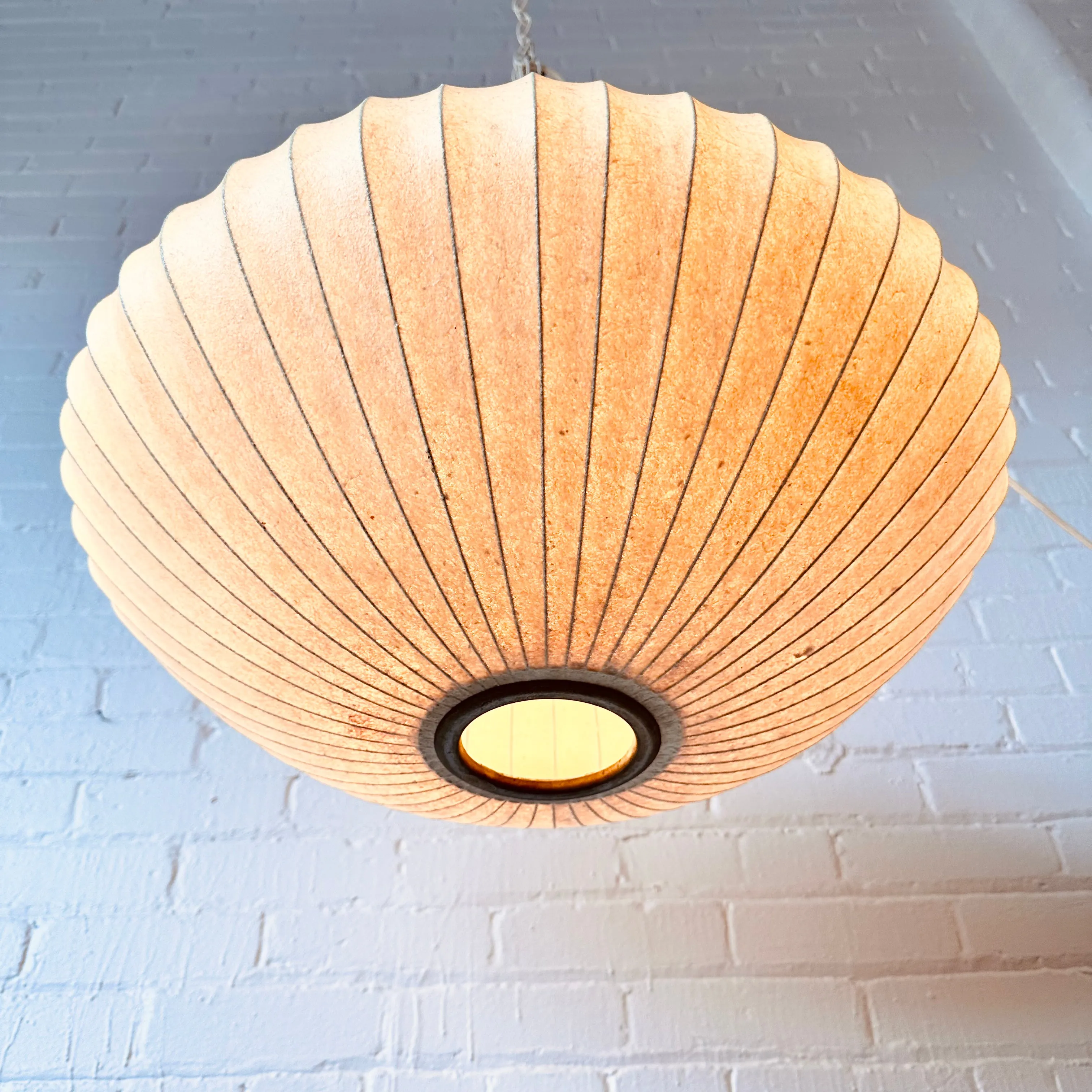 GEORGE NELSON BUBBLE SAUCER SWAG LIGHT FOR HOWARD MILLER