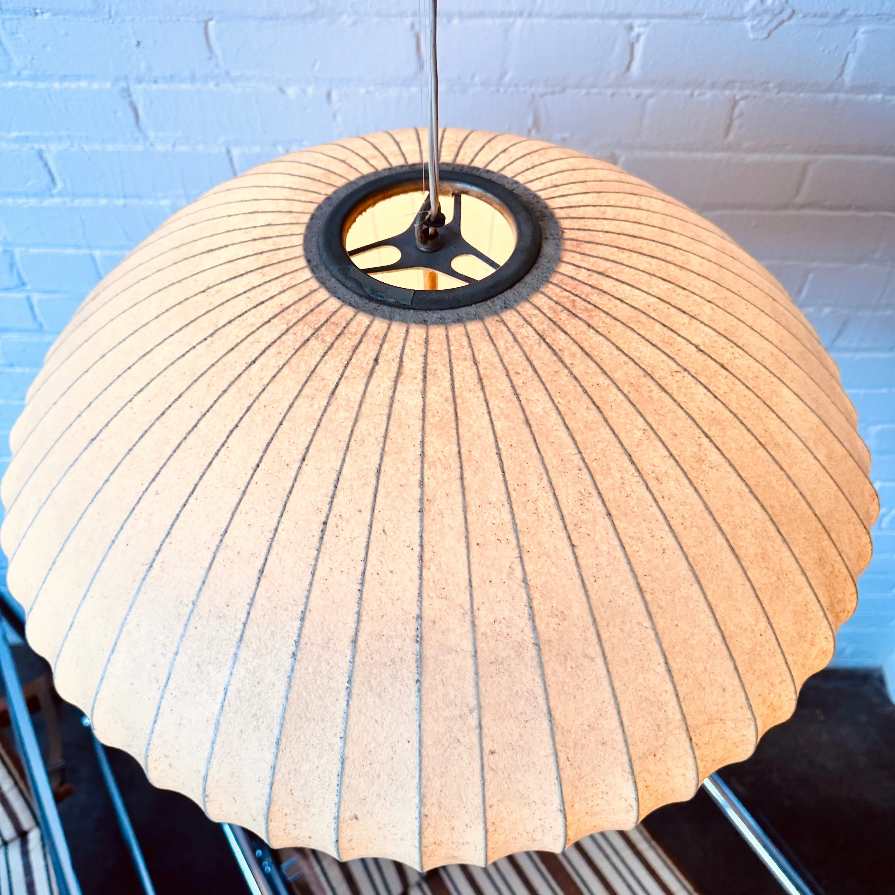 GEORGE NELSON BUBBLE SAUCER SWAG LIGHT FOR HOWARD MILLER