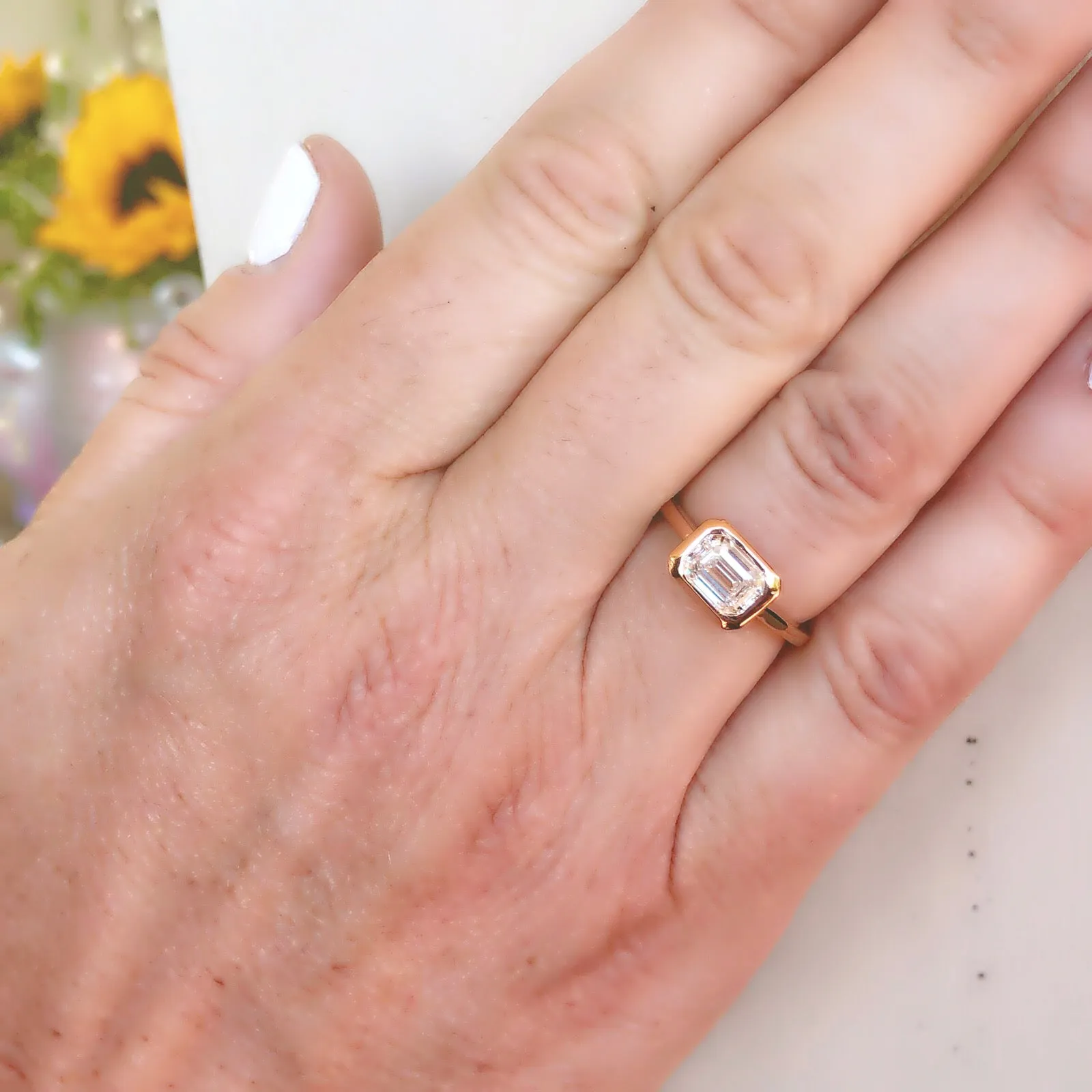 GIA 1.20-cts. I/VS1 Emerald Cut Engagement Ring