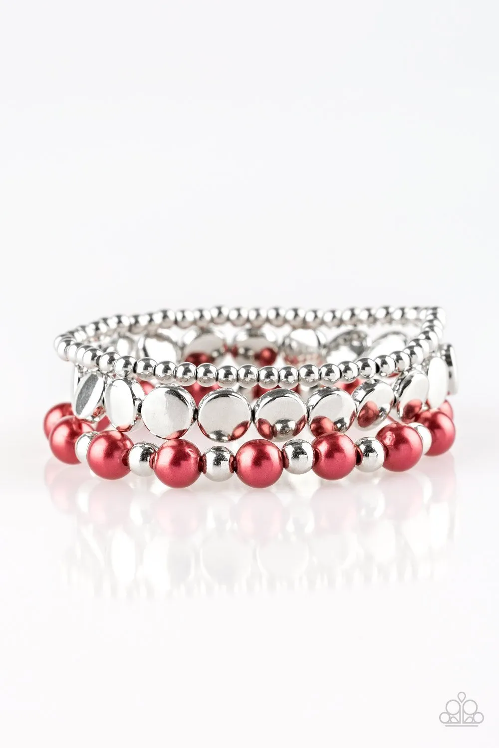 Girly Girl Bracelet - Red Bracelet