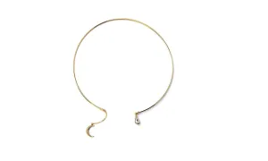 Gold Color Punk Style Necklace for women